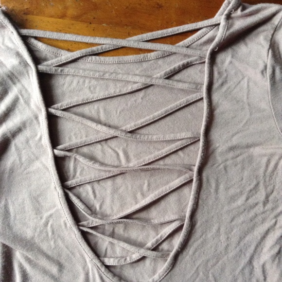 Forever 21 Tops - Forever 21 Open Crossback Bodysuit